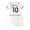 Maillot de Supporter Manchester City Jack Grealish 10 Extérieur 2021-22 Pour Enfant